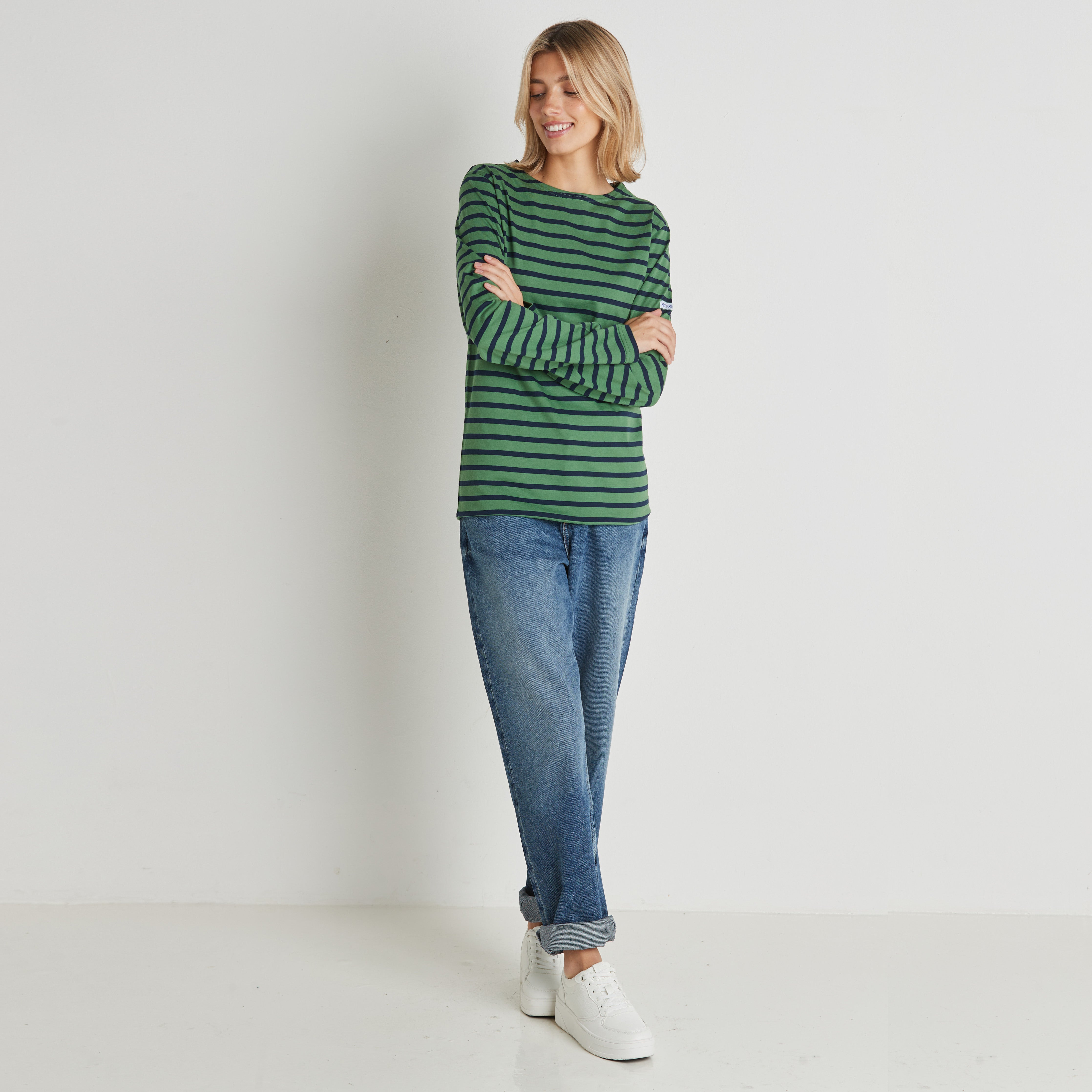 Breton Azure Striped Long Sleeve Top – The Breton Shirt Company Ltd