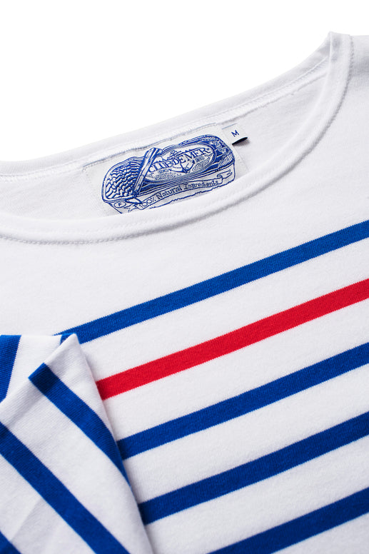 Mens Picasso II Striped Breton Shirt Label Detail